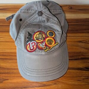 Disney Parks Walt Disney World Embroidered Hat Gray Believe in Magic Cap Adult‎